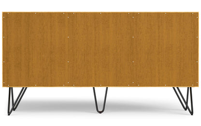 Oak Oak | Hunter 3 Door Sideboard Buffet in Oak