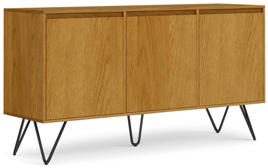 Oak Oak | Hunter 3 Door Sideboard Buffet in Oak