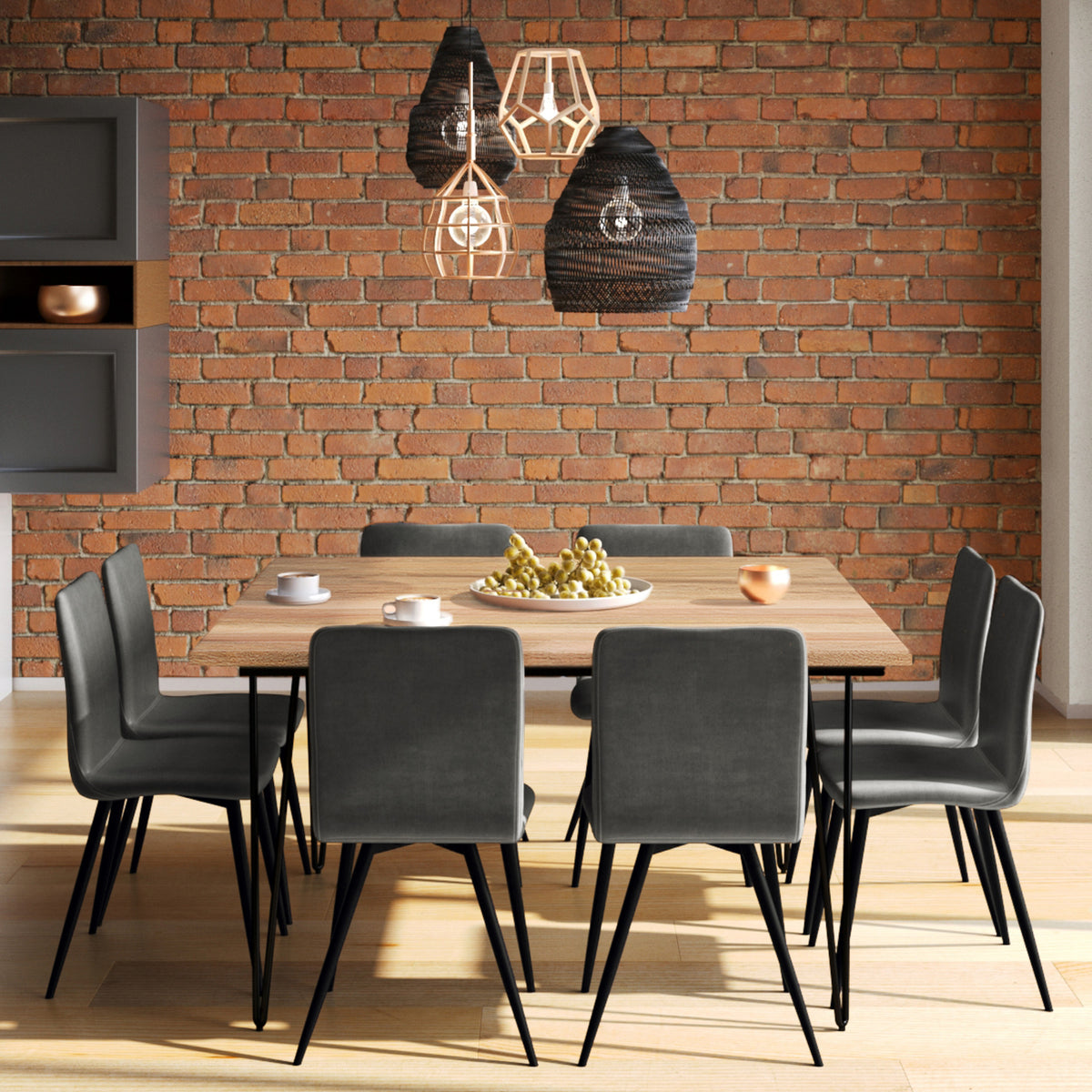 Hunter 54 inch Square Dining Table in Mango
