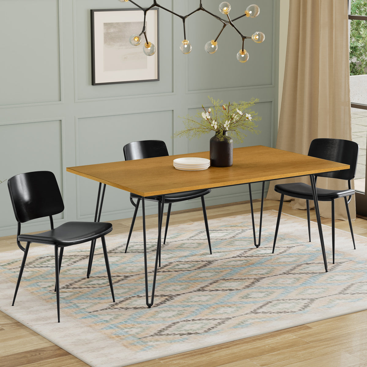 Oak Veneer Oak | Hunter Dining Table in Oak