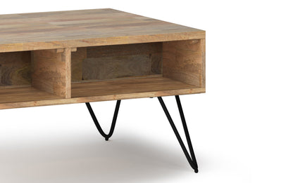 Refined Natural Black Mango | Hunter Small Lift Top Coffee Table