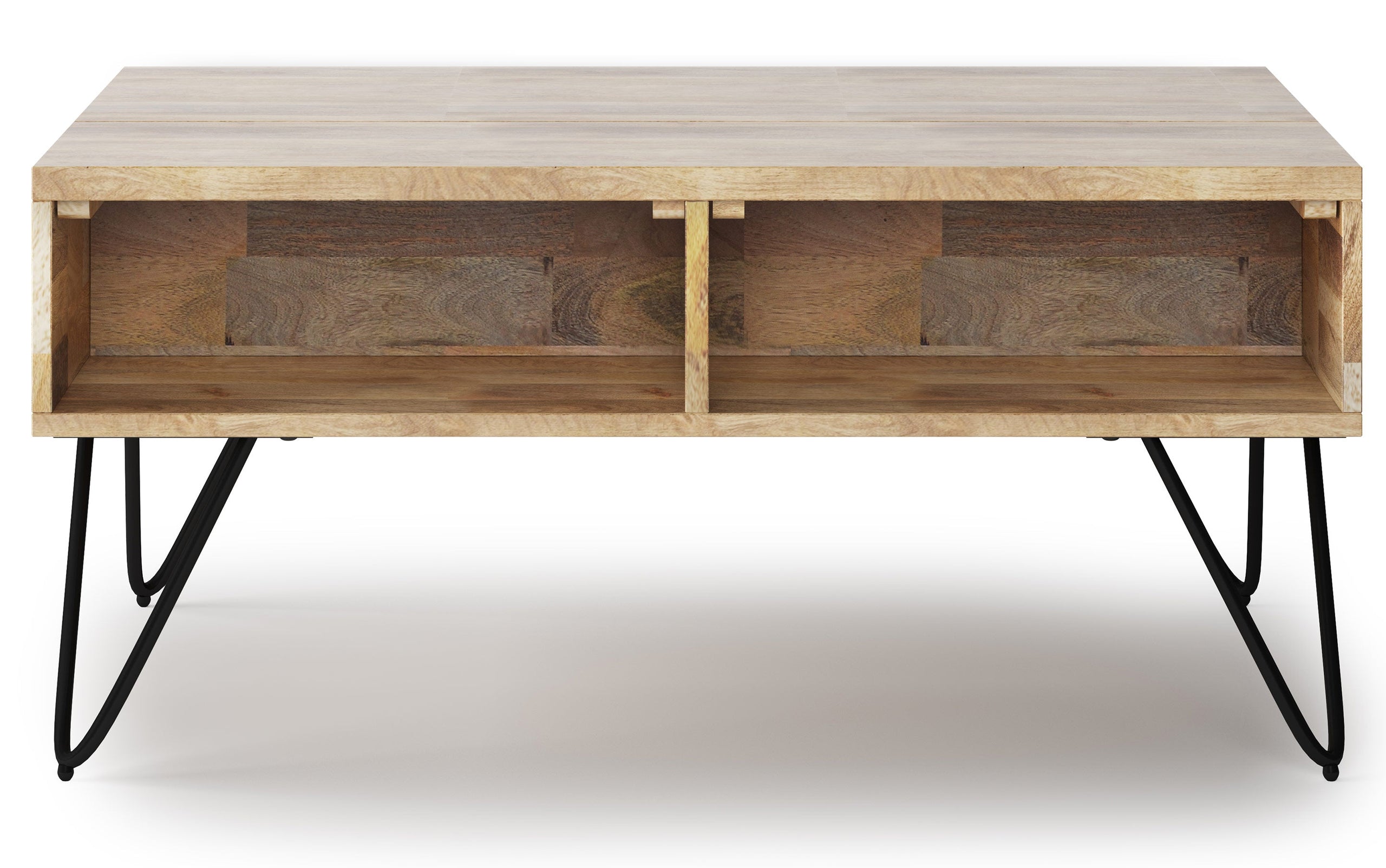 Refined Natural Black Mango | Hunter Small Lift Top Coffee Table