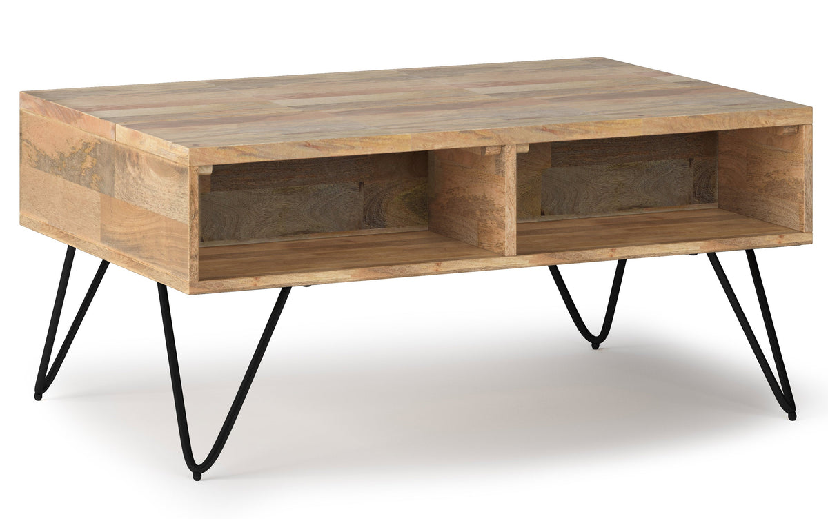 Refined Natural Black Mango | Hunter Small Lift Top Coffee Table