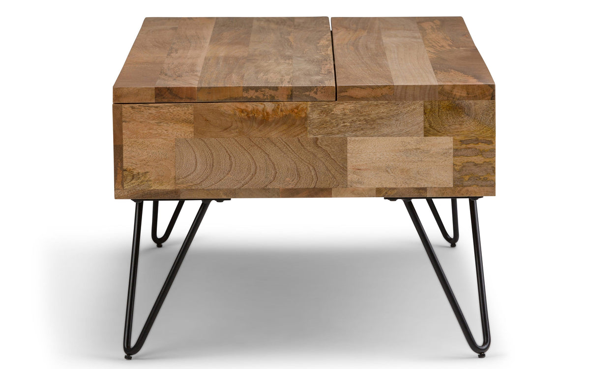 Refined Natural Black Mango | Hunter Small Lift Top Coffee Table