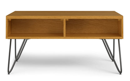 Oak Veneer Black Oak | Hunter Small Lift Top Coffee Table
