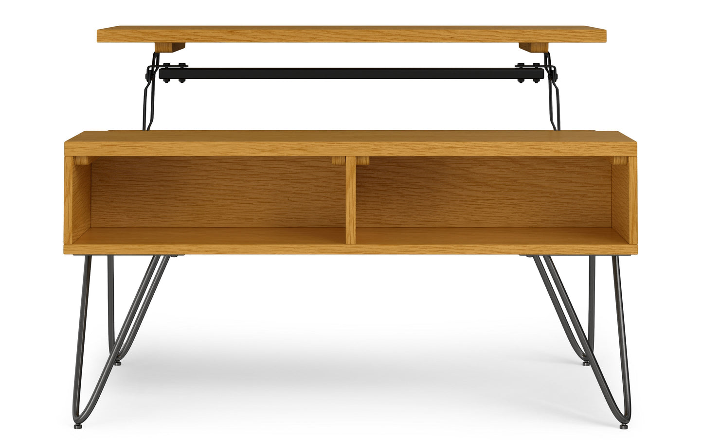 Oak Veneer Black Oak | Hunter Small Lift Top Coffee Table