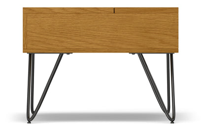 Oak Veneer Black Oak | Hunter Small Lift Top Coffee Table