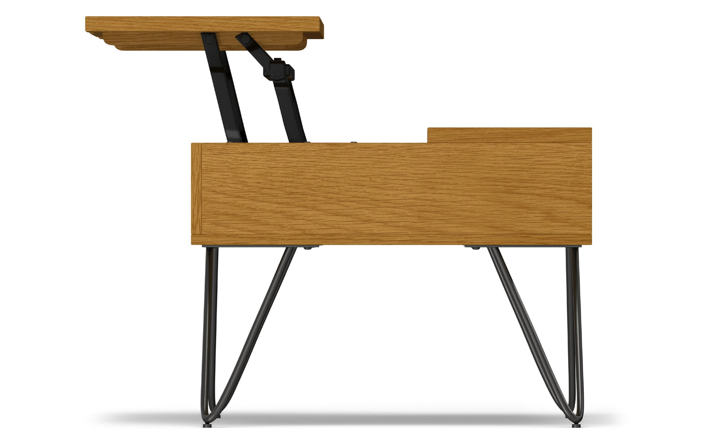 Oak Veneer Black Oak | Hunter Small Lift Top Coffee Table