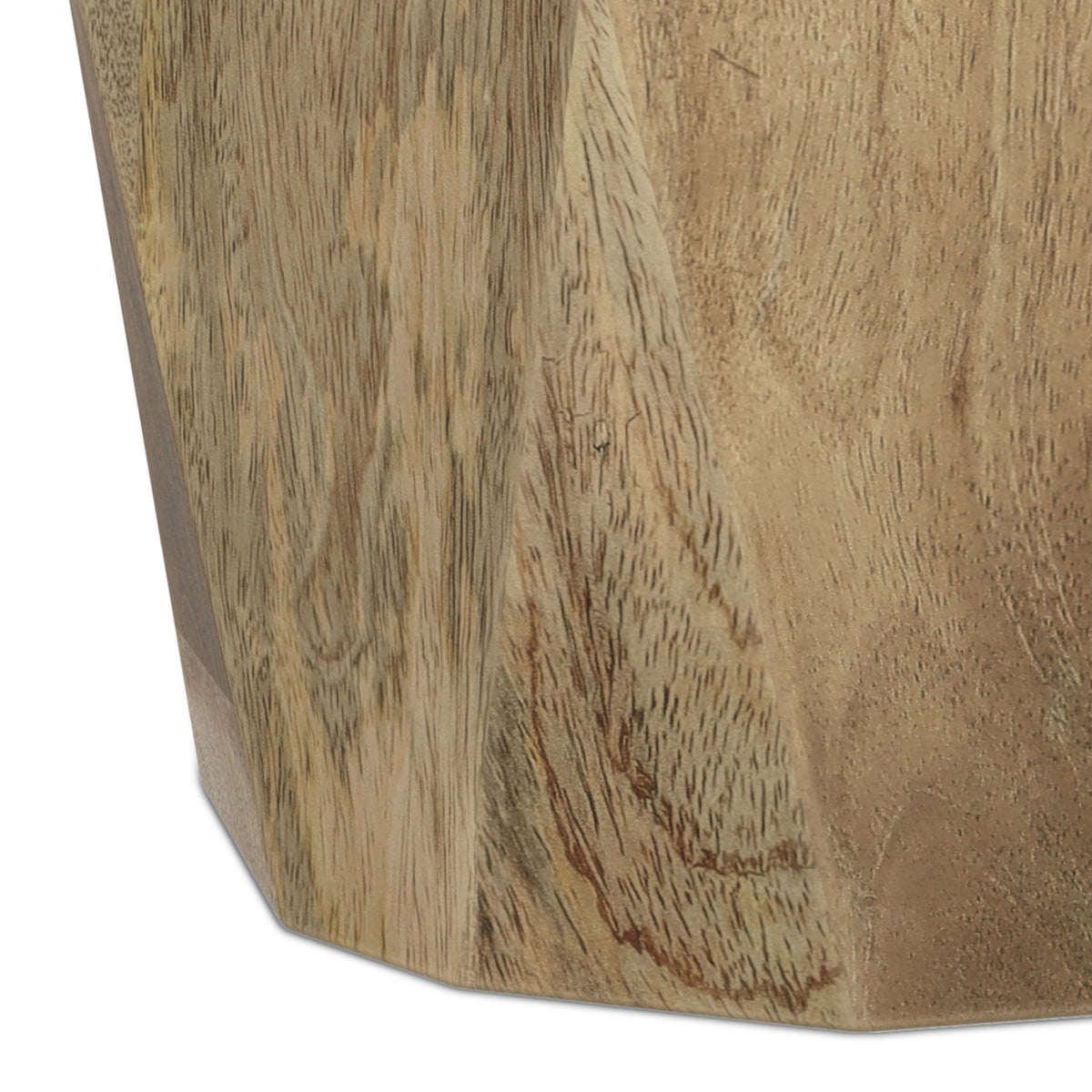 Refined Natural | Judson 15 inch Round Geometric Accent Table