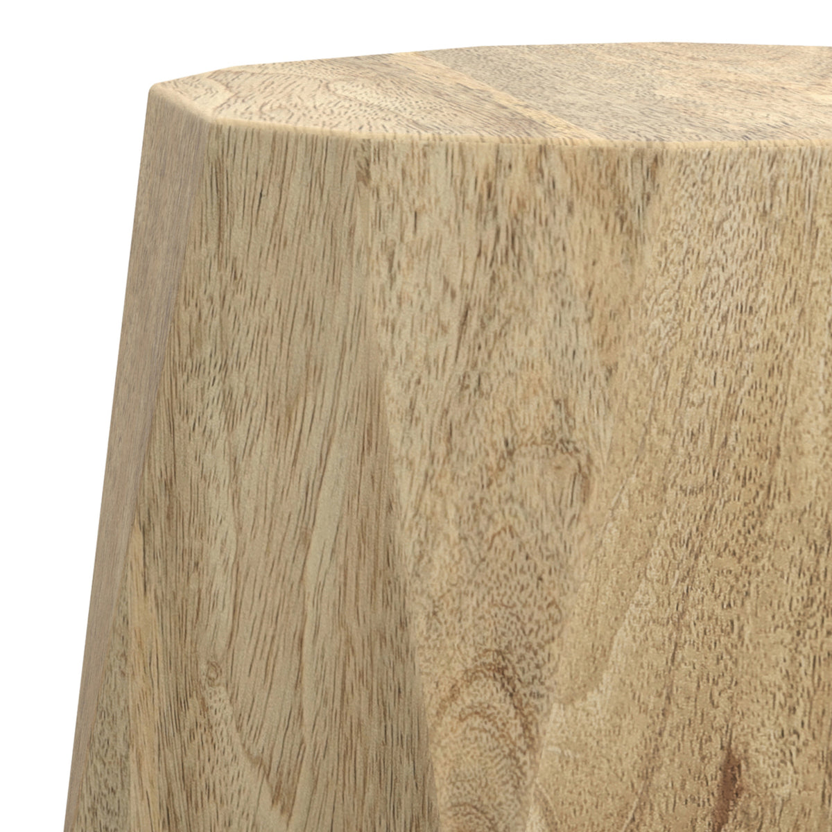 Refined Natural | Judson 15 inch Round Geometric Accent Table