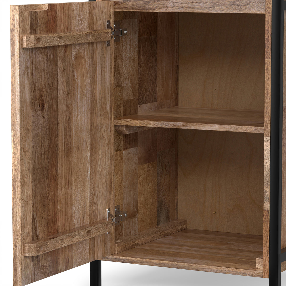 Kelsey Narrow Bookshelf with Cabinet