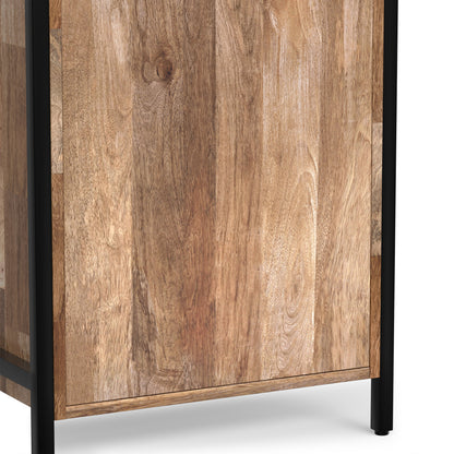 Kelsey Narrow Bookshelf with Cabinet
