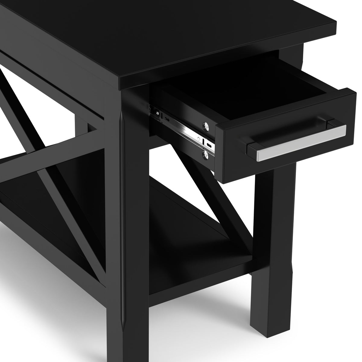 Black | Kitchener Narrow End Table