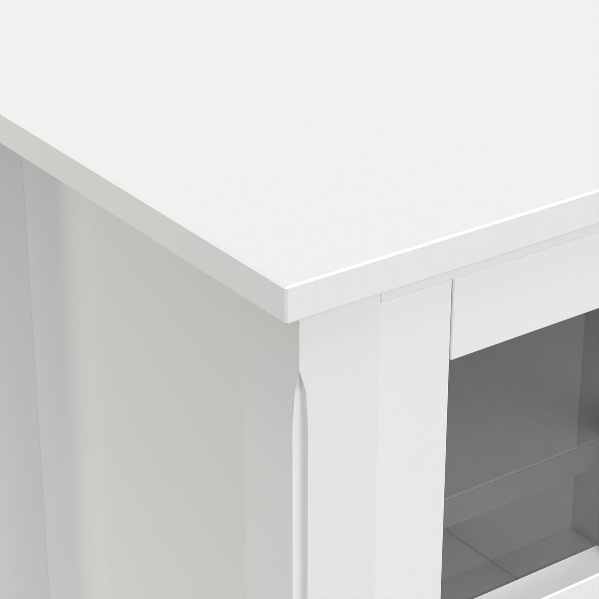 White | Kitchener 60 inch TV Stand