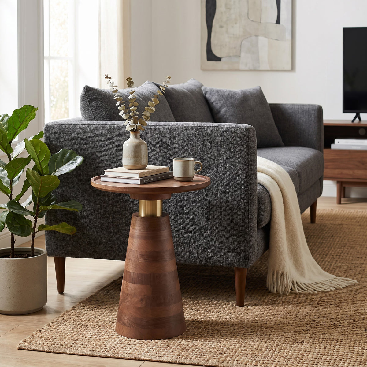 Kramer Side Table in Acacia