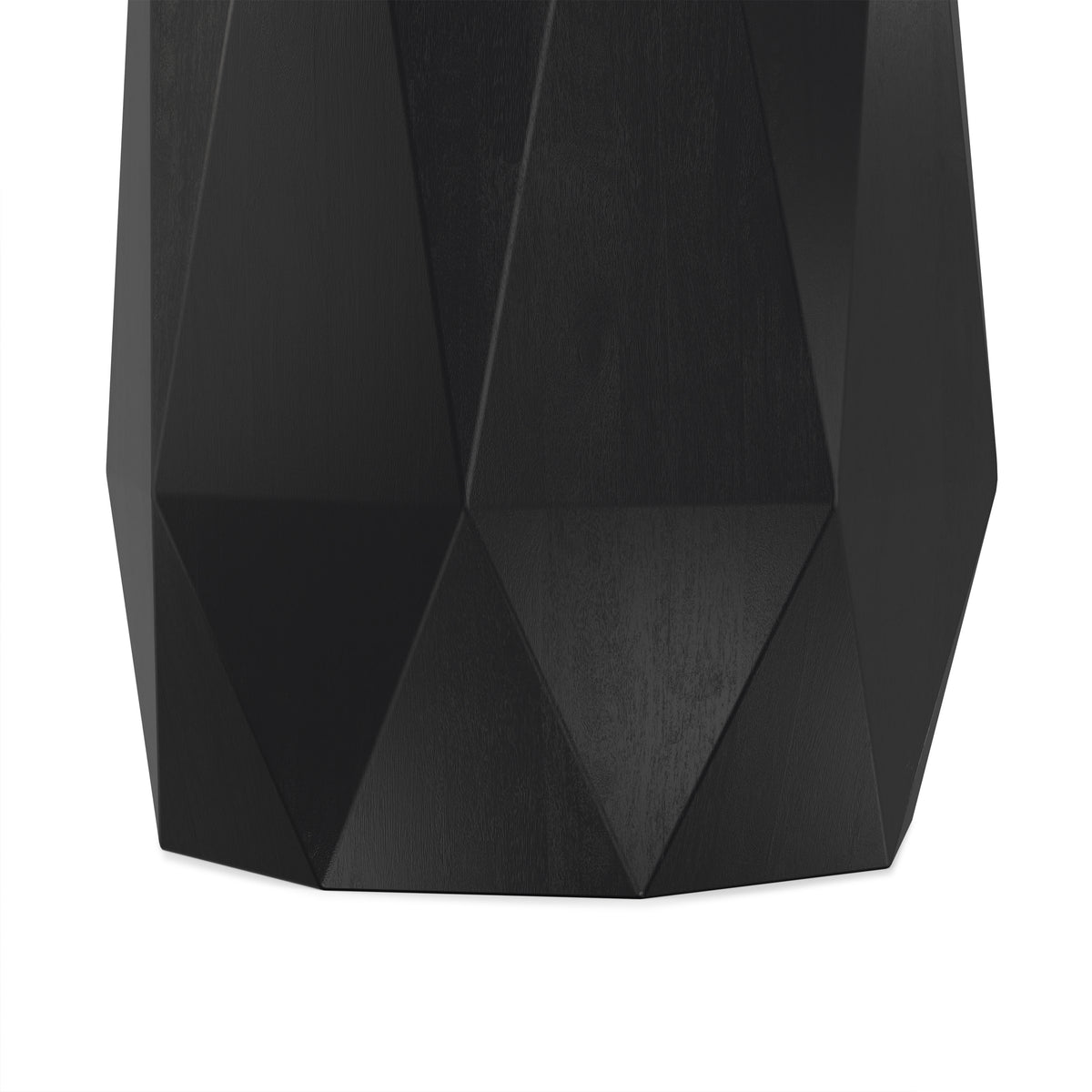 Black | Kurt 15 inch Octagon Geometric Accent Table