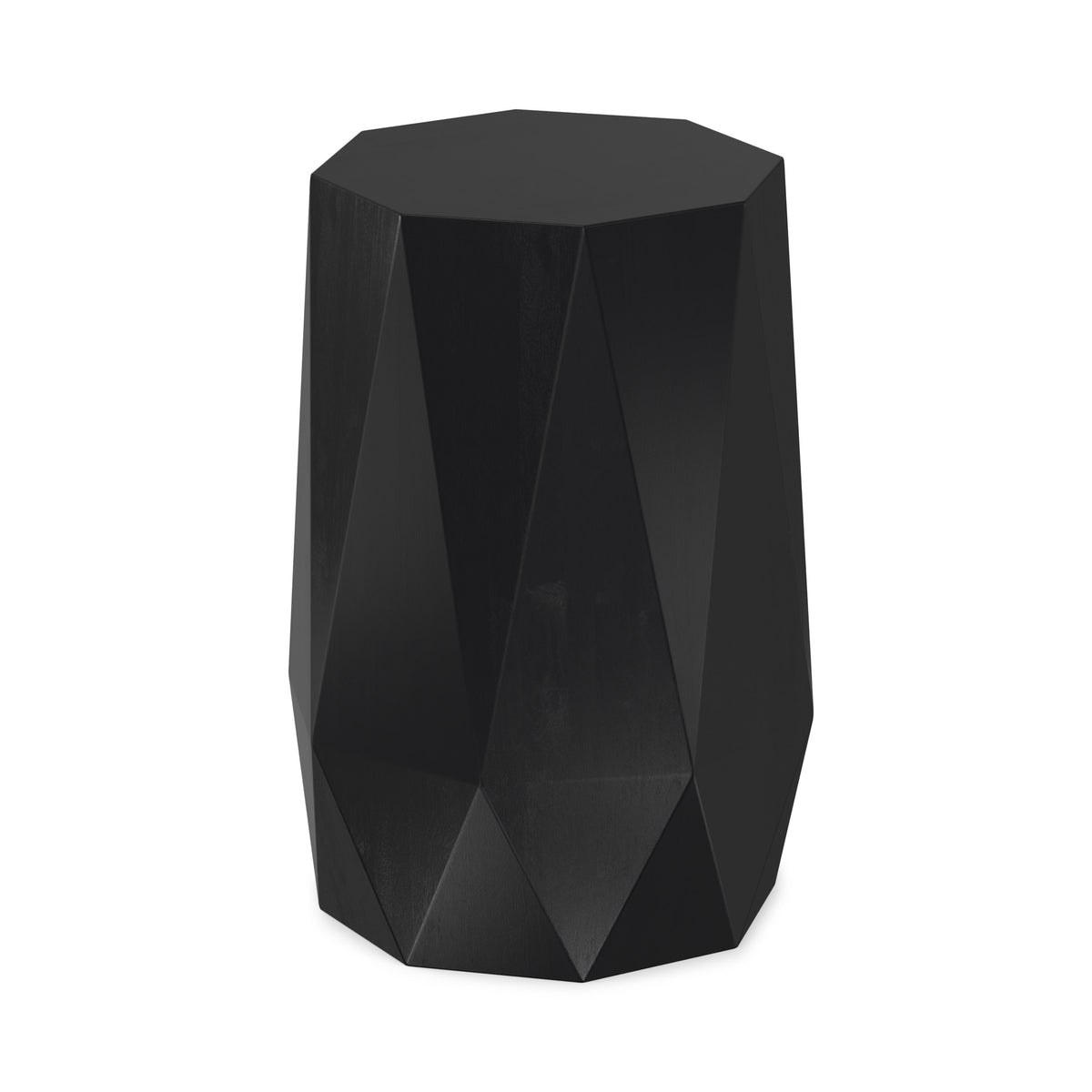 Black | Kurt 15 inch Octagon Geometric Accent Table