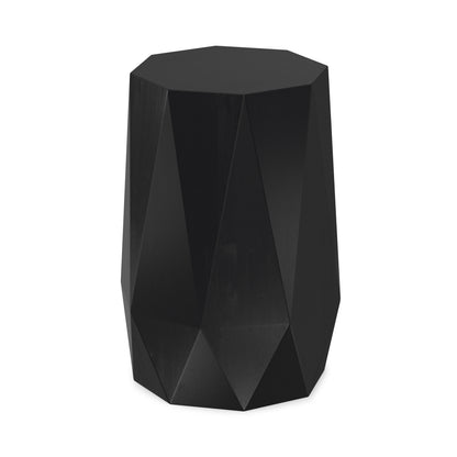 Black | Kurt 15 inch Octagon Geometric Accent Table