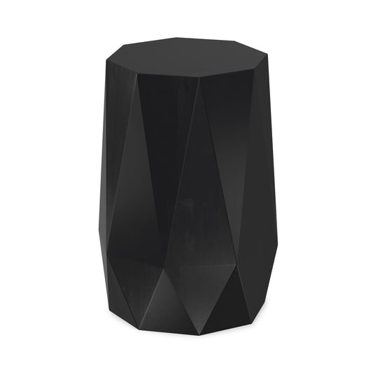Black | Kurt 15 inch Octagon Geometric Accent Table