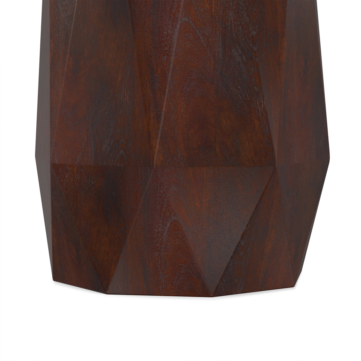 Walnut Brown | Kurt 15 inch Octagon Geometric Accent Table