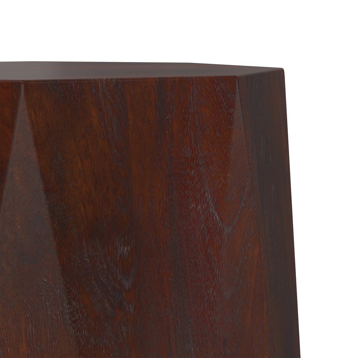 Walnut Brown | Kurt 15 inch Octagon Geometric Accent Table