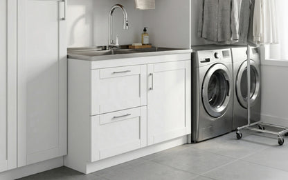 Modern Wide Shaker 46 inch Laundry Cabinet 