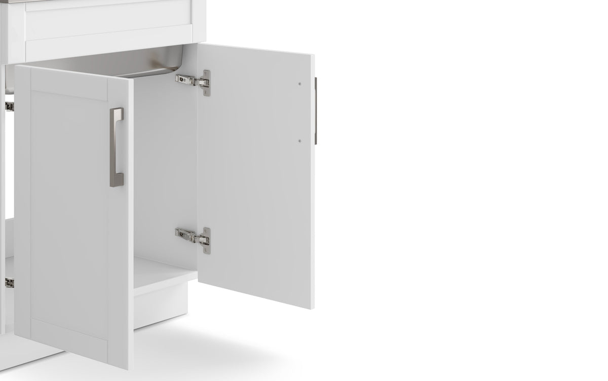 Hennessy Deluxe 28 inch Laundry Cabinet with Faucet and Stainless Steel Sink