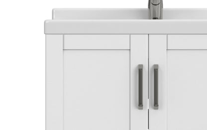 Kyle All-In-One 28-inch Laundry Utility Sink and Cabinet with ABS Sink