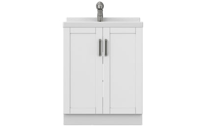 Kyle All-In-One 28-inch Laundry Utility Sink and Cabinet with ABS Sink