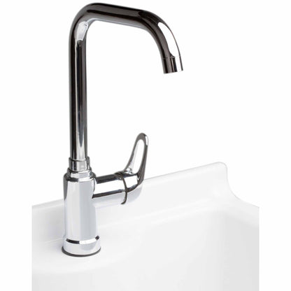 Pure White | Murphy 2 Door Utility Laundry Cabinet with ABS Sink & Faucet