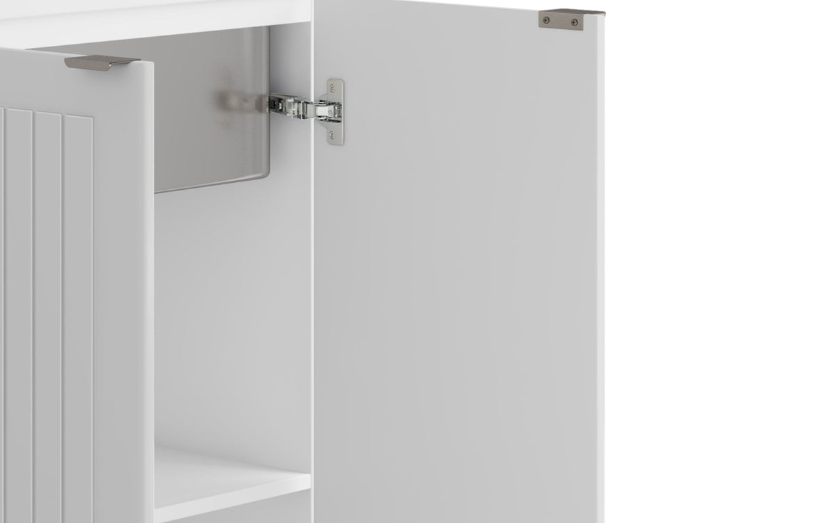 Pure White | Murphy All-In-One 28-inch Laundry Utility Sink and Cabinet