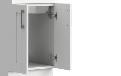 Modern Wide Shaker All-In-One 20-inch Laundry Utility Sink and Cabinet