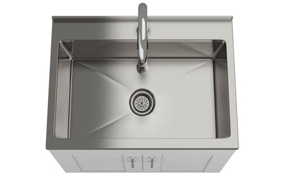 White 28 inch | Modern Wide Shaker 28 inch Laundry Cabinet