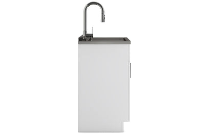 White 28 inch | Modern Wide Shaker 28 inch Laundry Cabinet