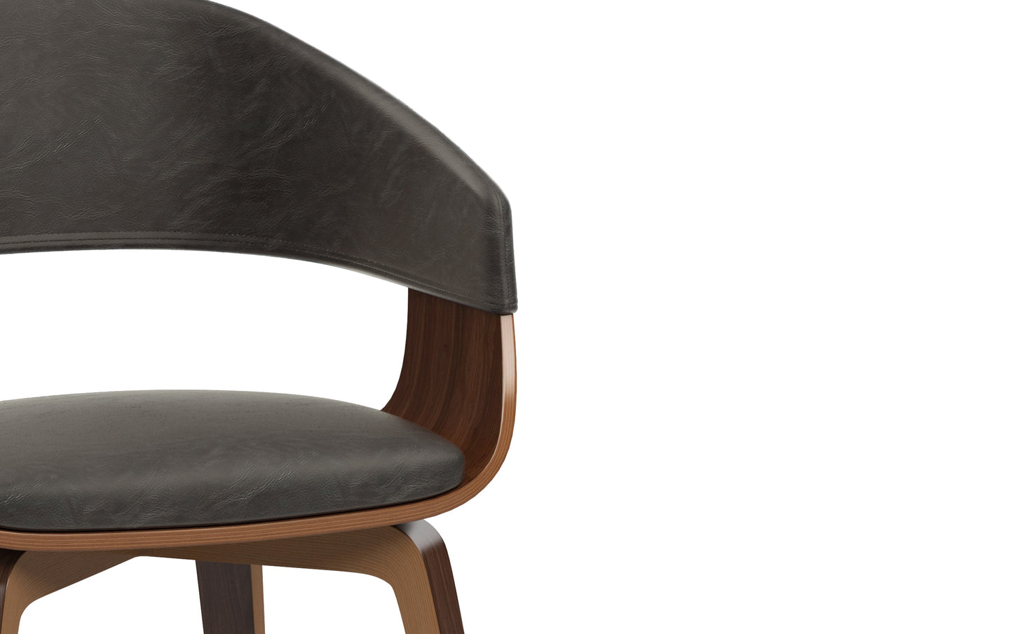 Distressed Brown/Dark Brown Vegan Leather | Lowell 7 Piece Dining Set