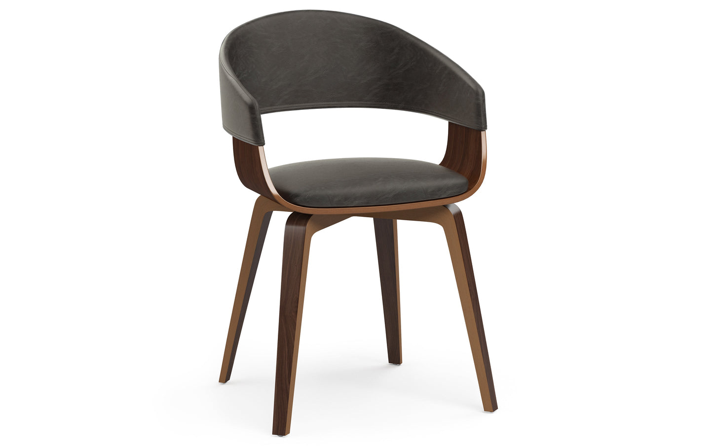 Distressed Brown/Dark Brown Vegan Leather | Lowell 7 Piece Dining Set