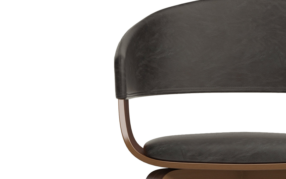 Distressed Brown/Dark Brown Vegan Leather | Lowell 7 Piece Dining Set