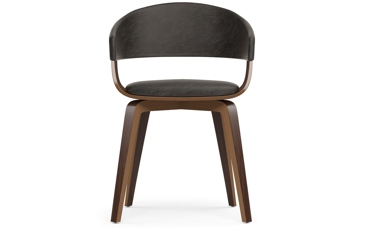 Distressed Brown Vegan Leather | Lowell III 7 Piece Dining Set