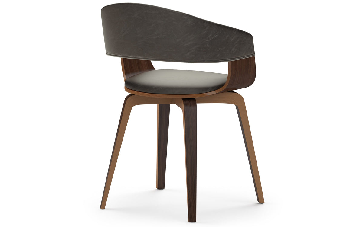 Distressed Brown/Dark Brown Vegan Leather | Lowell 7 Piece Dining Set