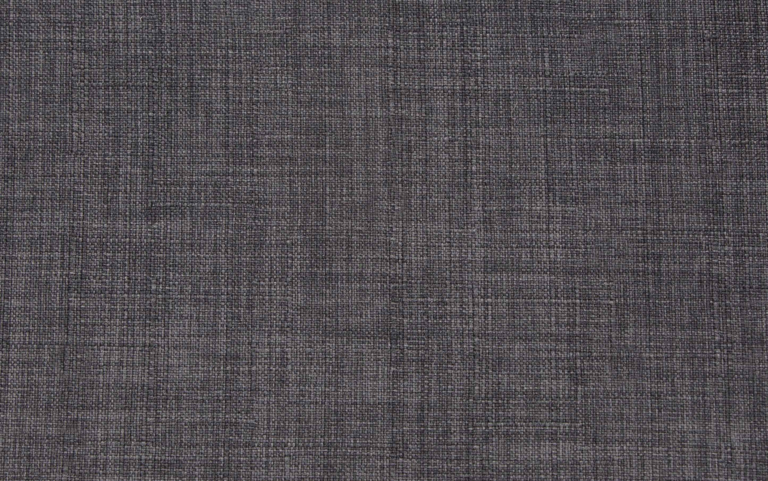 Charcoal Grey/Dark Brown Linen Style Fabric | Lowell 7 Piece Dining Set