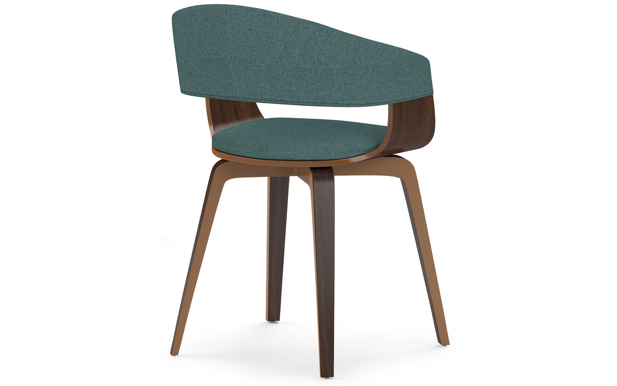 Light Turquoise Blue Linen Style Fabric | Lowell III 7 Piece Dining Set