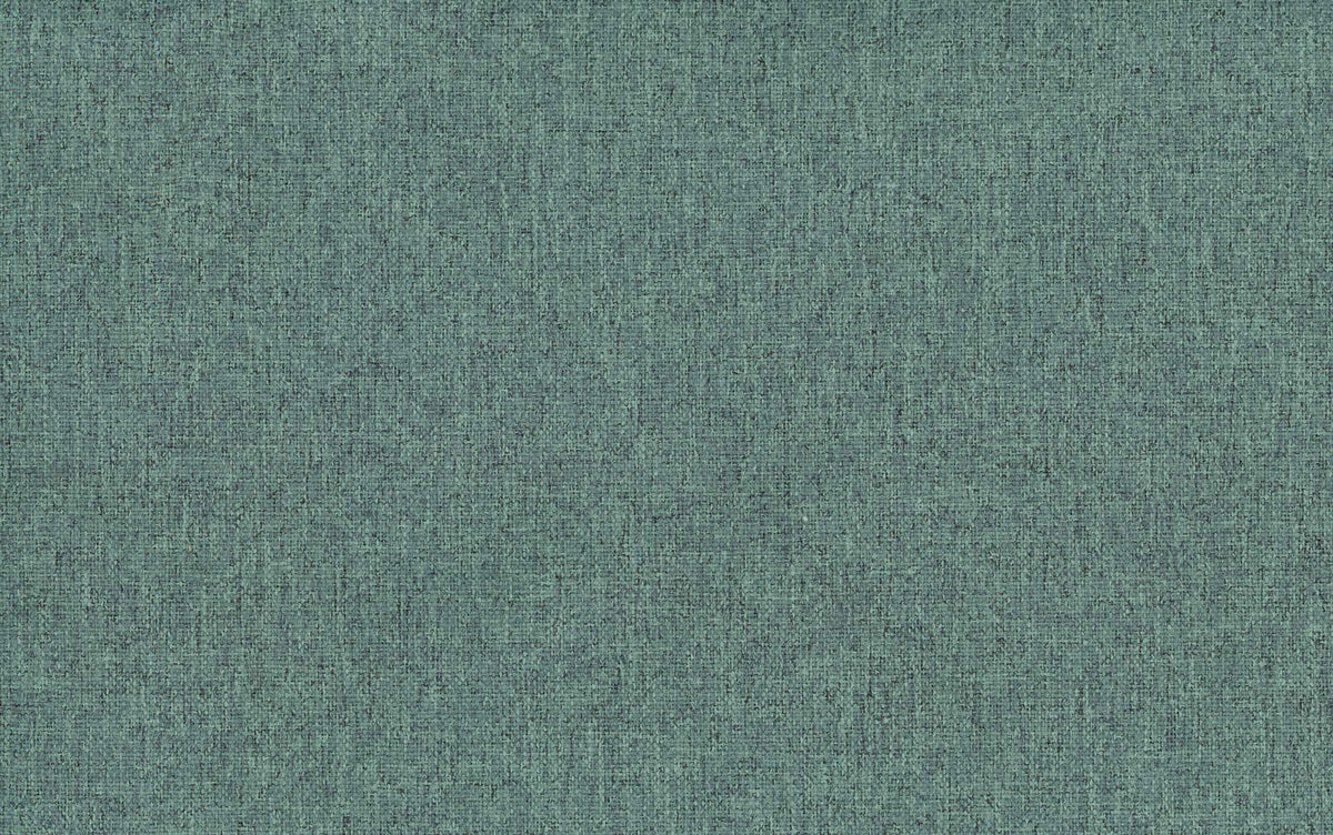 Light Turquoise Blue/Dark Brown Linen Style Fabric | Lowell 7 Piece Dining Set