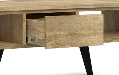 Refined Natural Mango | Lowry Coffee Table in Mango