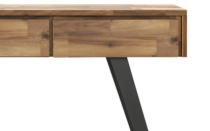 Distressed Golden Wheat Acacia | Lowry Solid Acacia Console Sofa Table
