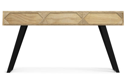 Refined Natural Mango | Lowry Solid Mango Console Sofa Table