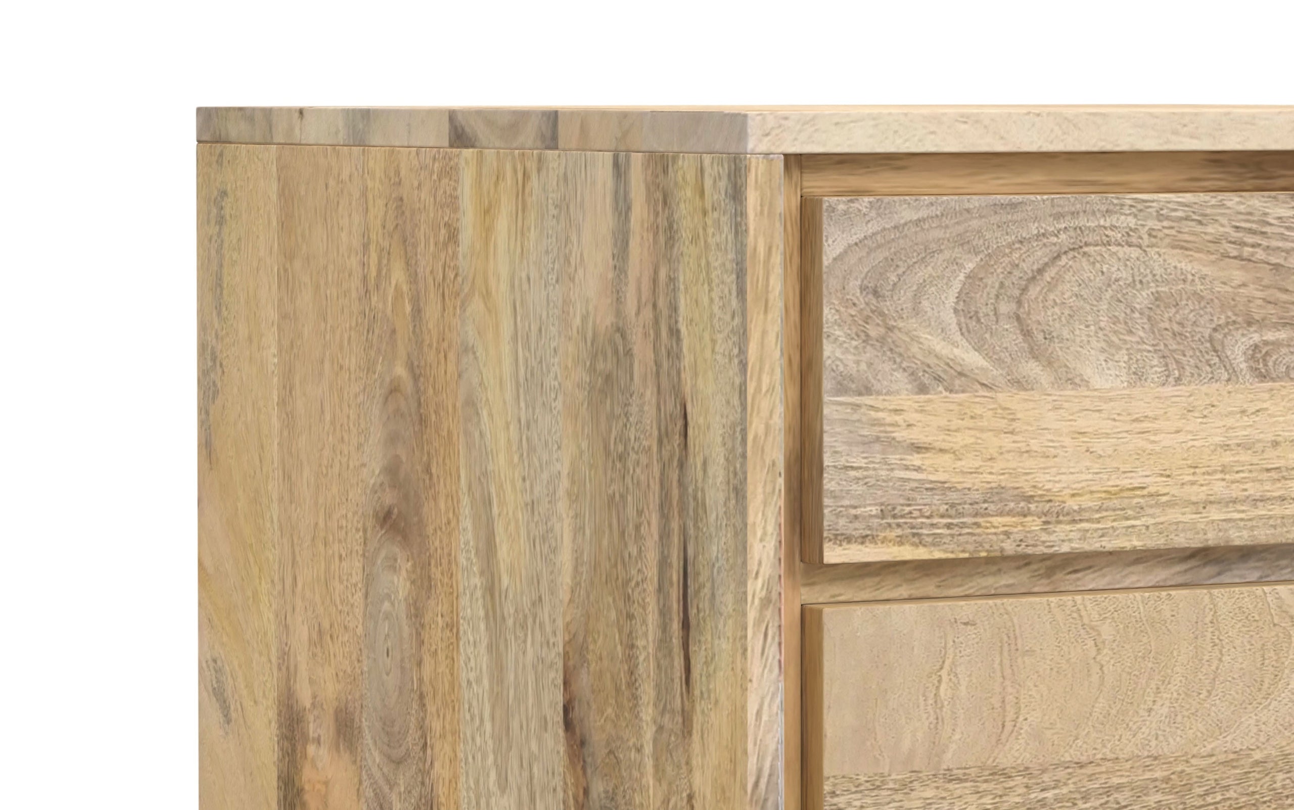 Refined Natural Mango |  Lowry Solid Acacia Side Table 