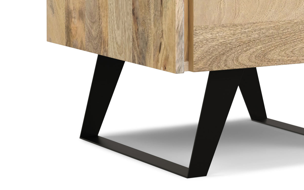 Refined Natural Mango |  Lowry Solid Acacia Side Table 