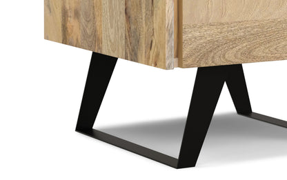 Refined Natural Mango |  Lowry Solid Acacia Side Table 