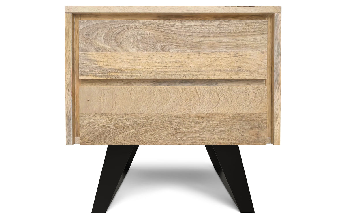 Refined Natural Mango |  Lowry Solid Acacia Side Table 