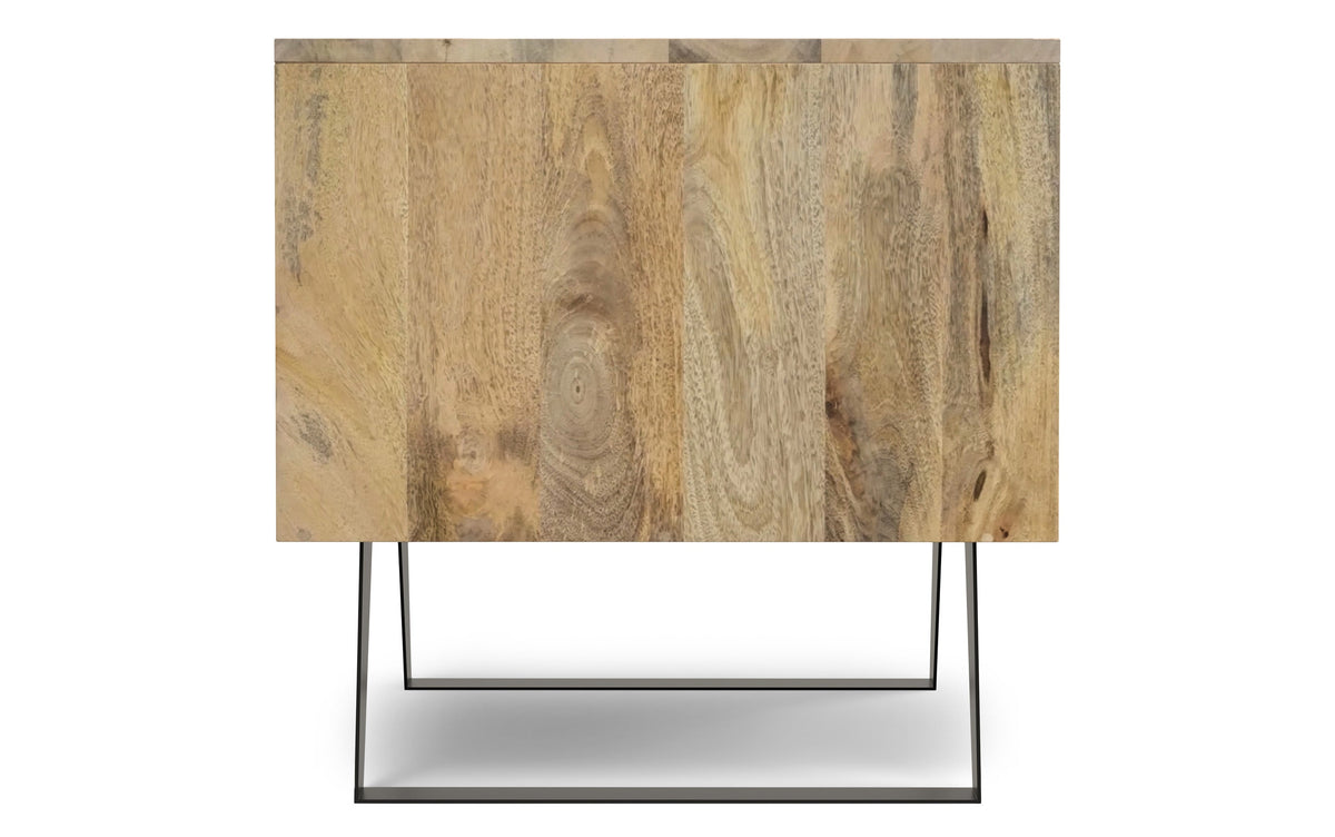 Refined Natural Mango |  Lowry Solid Acacia Side Table 